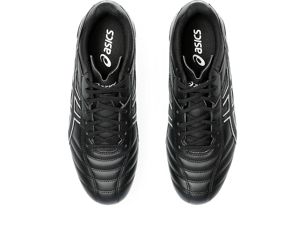 ASICS Men's Lethal Speed Black/White Football Cleats - Lightweight Soccer Shoes for Artificial Turf & Firm Ground - Perfect for Training & Matches
