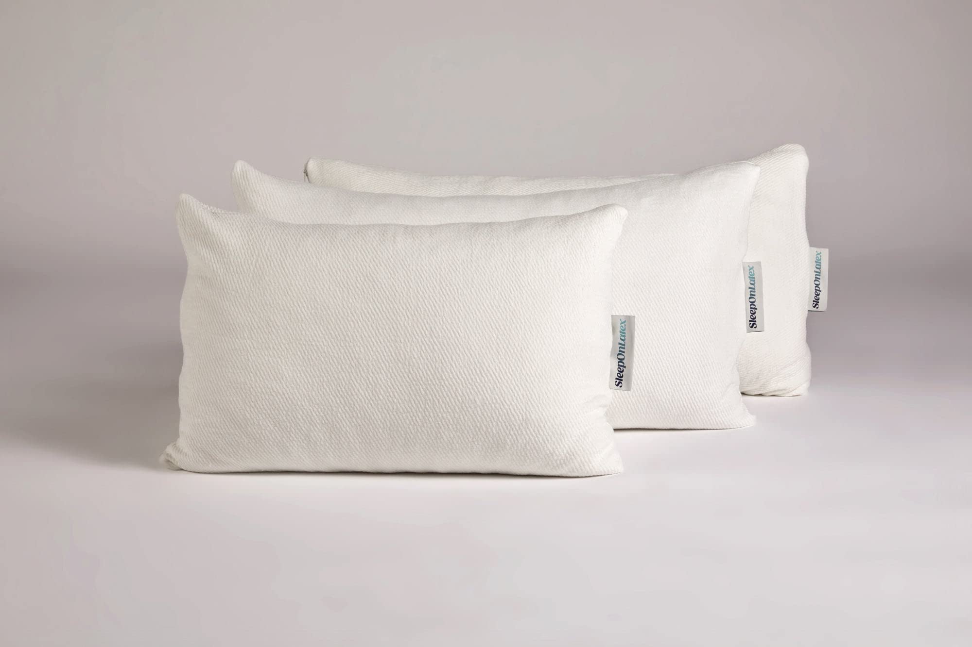 Natural Latex Shredded Foam Pillow - Standard Size for Neck Pain Relief & Better Sleep - Hypoallergenic & Breathable Bed Pillow for Side, Back & Stomach Sleepers