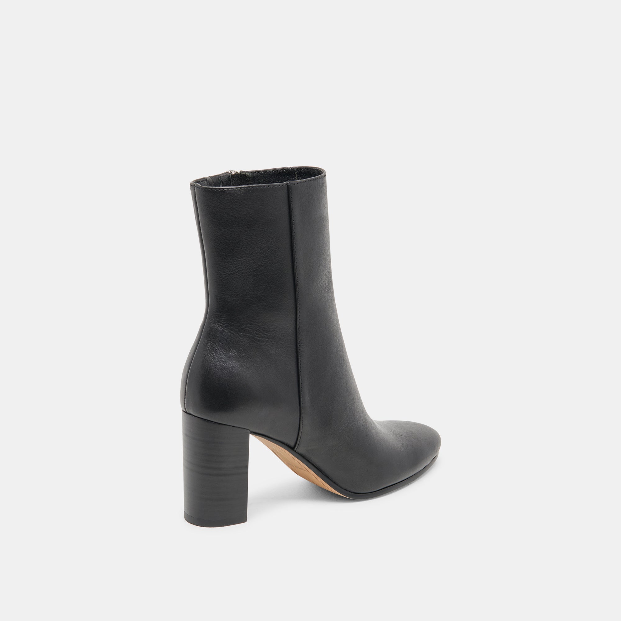 Suzy Black Leather Booties for Women - Stylish & Comfortable Ankle Boots for Casual Outfits, Office Wear & Night Out