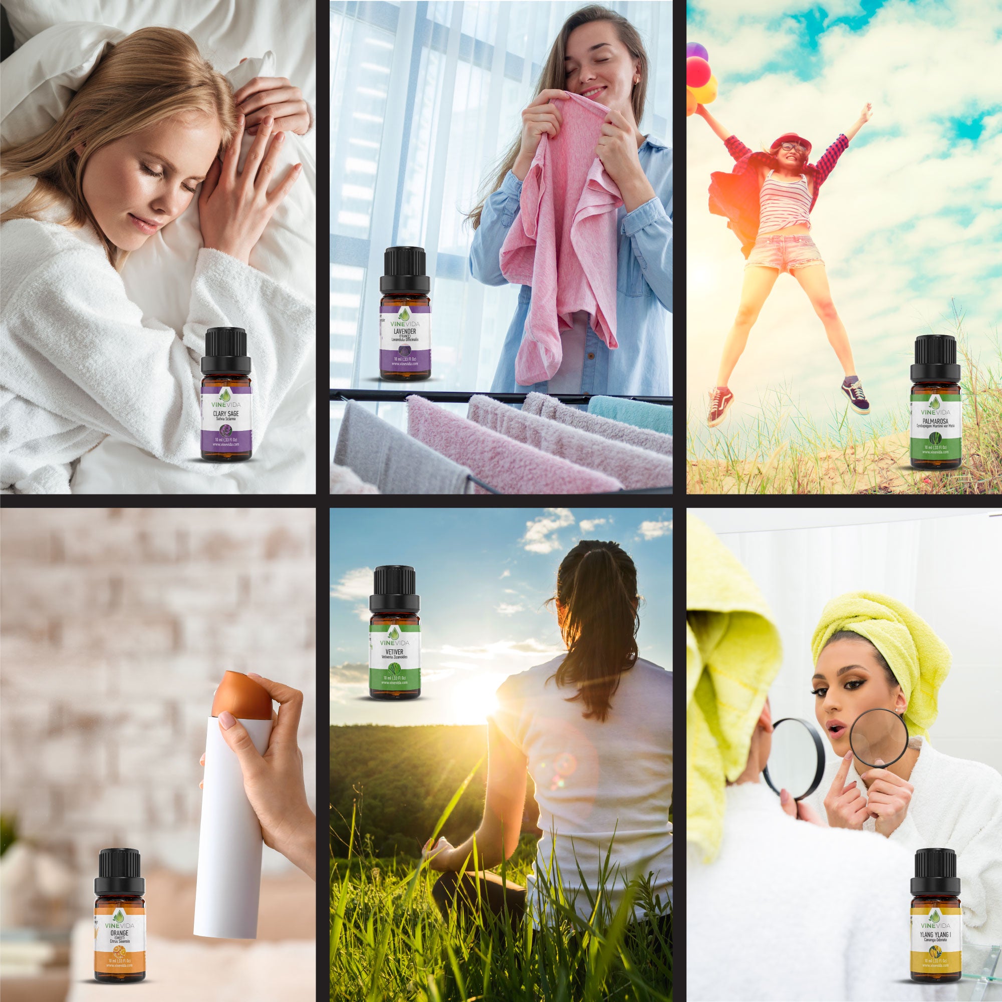Calming Essential Oil Blend for Stress Relief & Relaxation - Aromatherapy Diffuser Oil for Home, Office & Spa Use