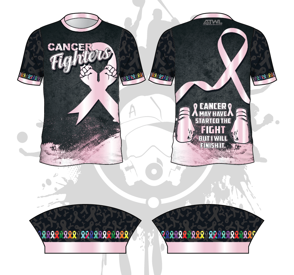 Cancer Fighters Men's Baseball Jersey - Comfortable & Durable Team Apparel for Baseball Games, Fundraisers & Awareness Events