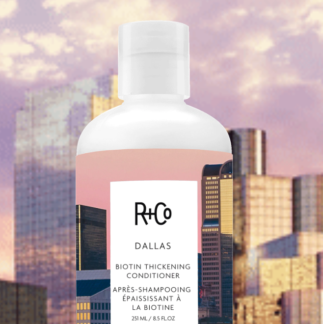 R+Co Dallas Biotin Thickening Conditioner for Fine Hair - Volumizing & Strengthening Hair Treatment - Perfect for Daily Use & Salon-Quality Results at Home