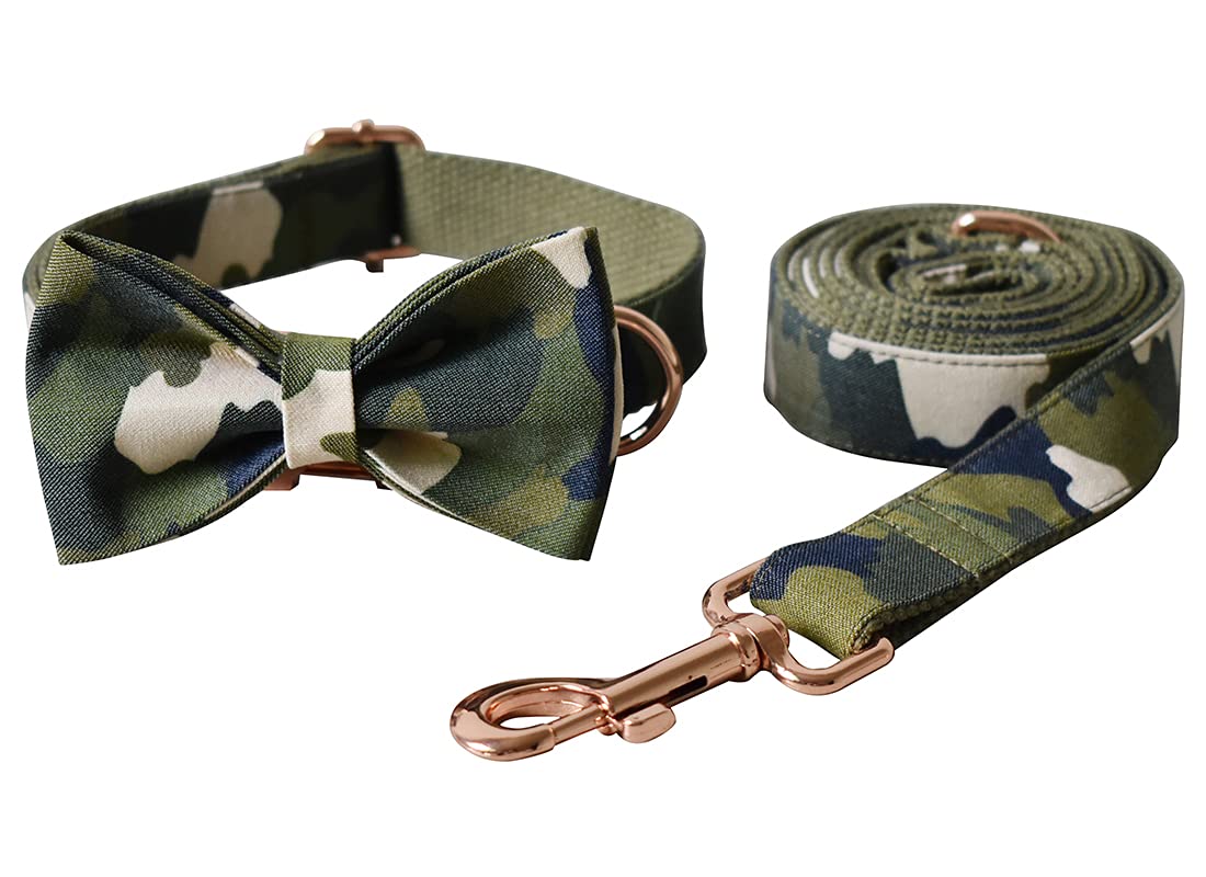 Custom Engraved Dog Collar with Name & Phone - S, Camo for Small Pets