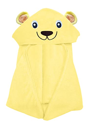 Organic Bamboo Baby Hooded Towel - Soft Hypoallergenic for Newborns - Perfect Baby Shower Gift for Boys & Girls - Great for Bath Time & Swaddling