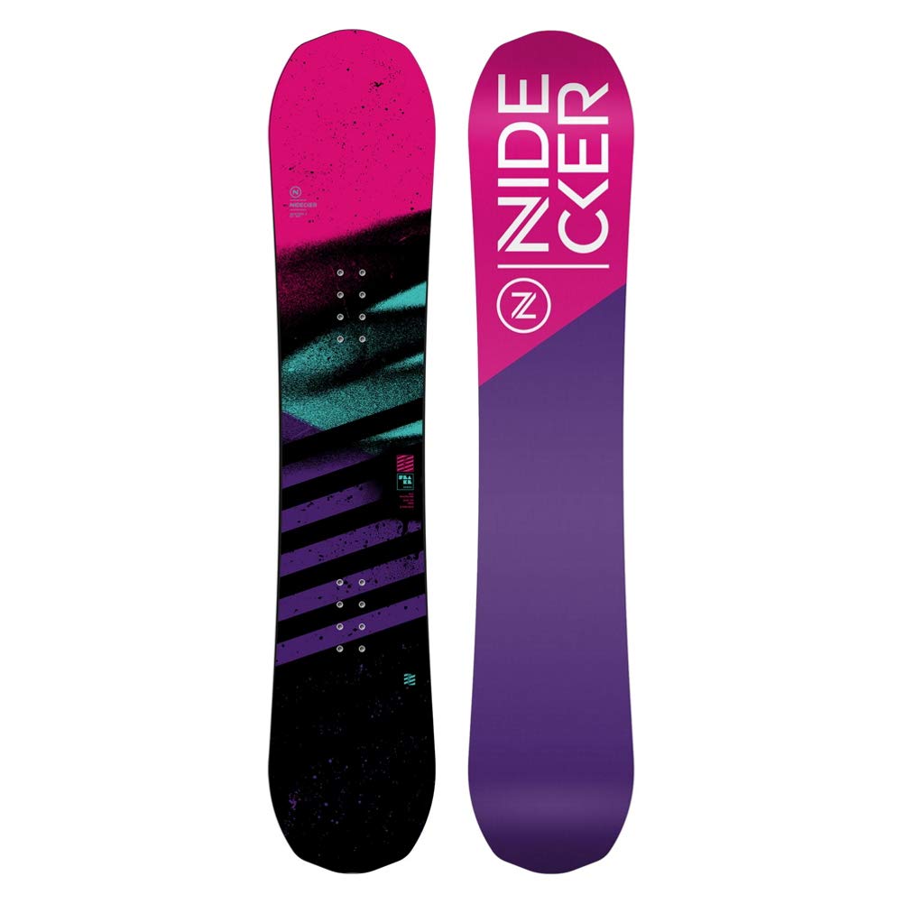 Nidecker Micron Flake Kids' Snowboard 135cm - Lightweight & Durable for Young Riders | Perfect for Beginners & All-Mountain Snowboarding