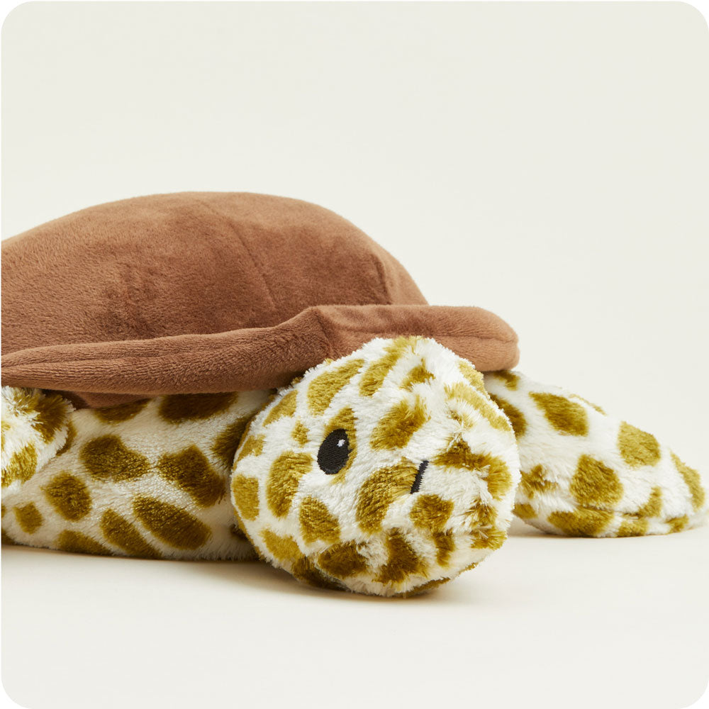 Weighted Heated Turtle Stuffed Animal - Warmies Plush Toy for Stress Relief & Comfort | Perfect for Kids, Adults, Anxiety & Sleep Aid, Gift Idea