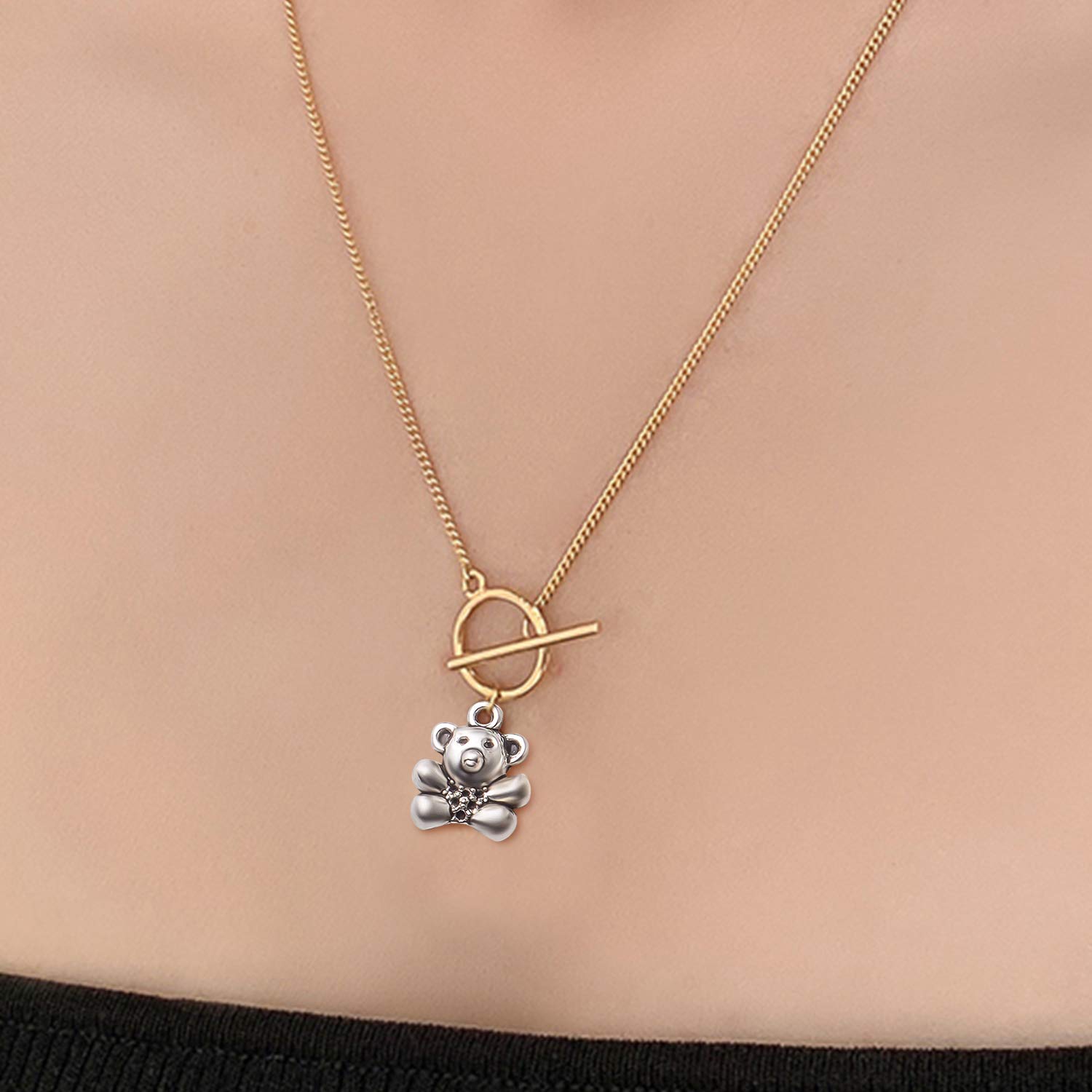 100g Antique Silver Bear Charms - Alloy Animal Pendants for DIY Jewelry Making, Necklace & Bracelet Accessories - Perfect for Crafting, Gift Giving & Handmade Jewelry Projects