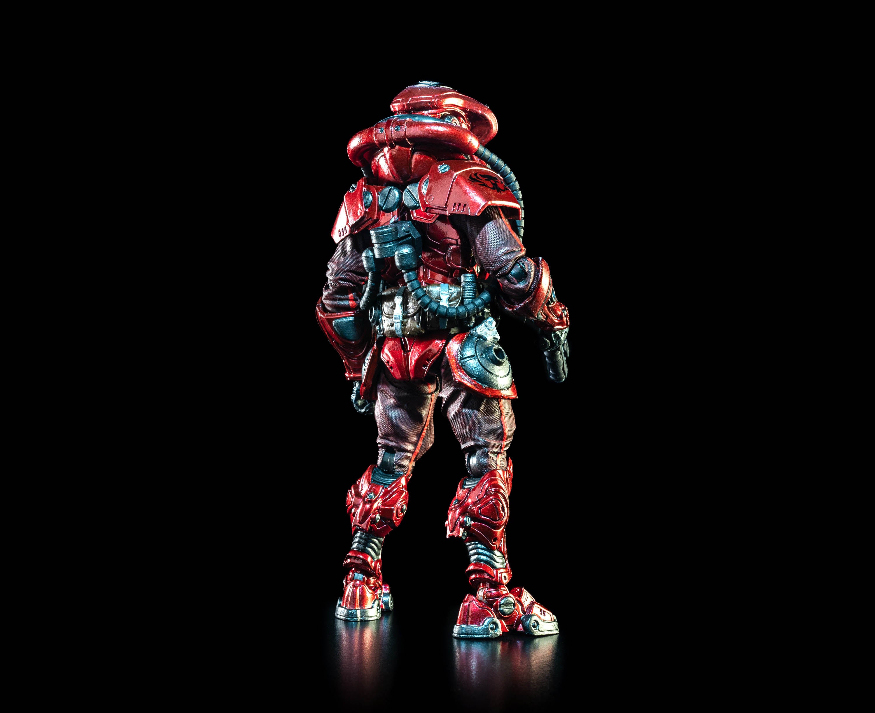 Mythic Legions 1/12 Scale 6-Inch Action Figure - Cosmic Legions Outpost Zaxxius T.U.5.C.C. Pilot with Red Jets | Four Horsemen Studios | Collectible Toy for Display & Action Play | Perfect for Collectors & Sci-Fi Fans