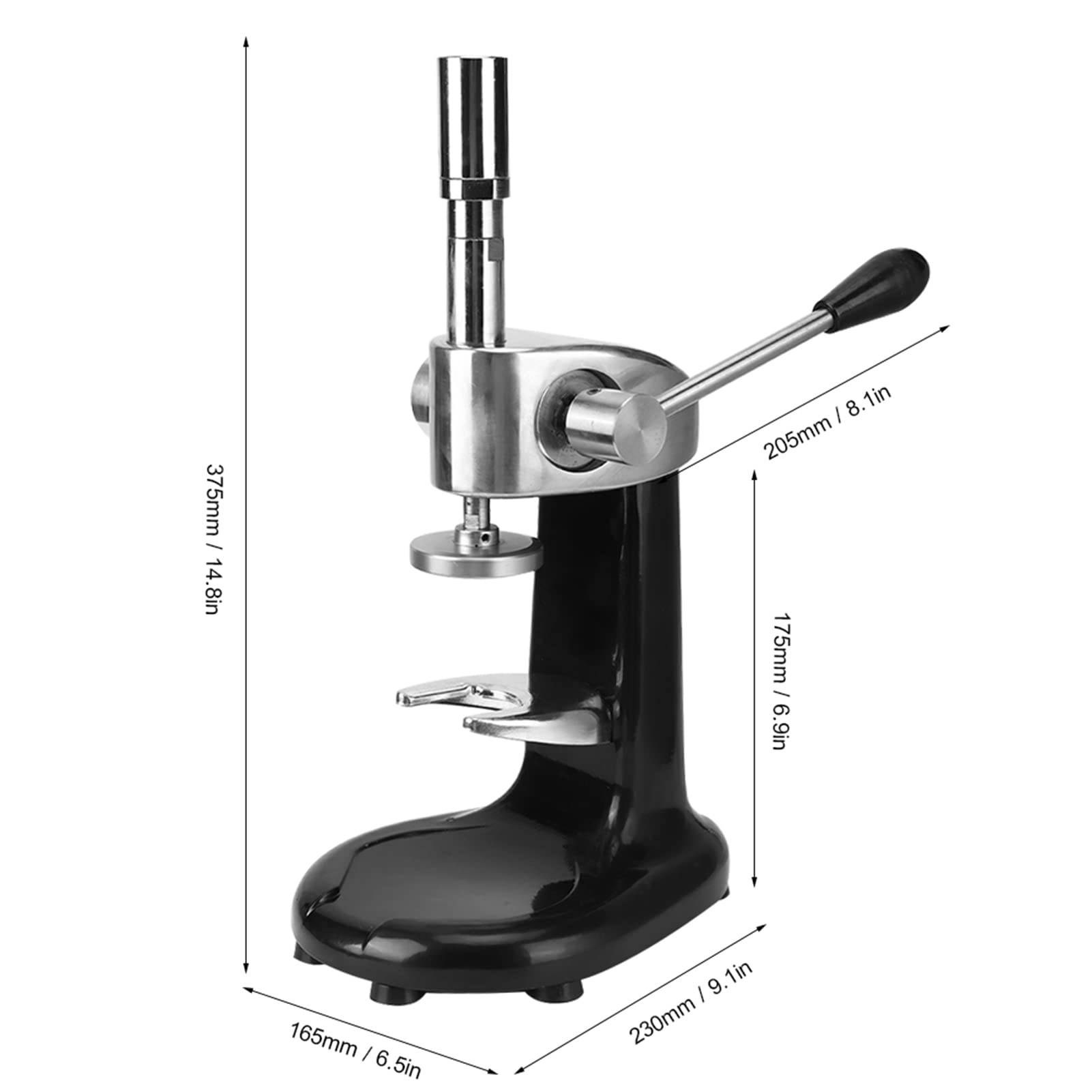 Professional Stainless Steel Coffee Tamper & Distributor - Manual Espresso Press Tool for Baristas, Coffee Shops & Home Use | Perfect for Leveling & Tamping Grounds for Rich Espresso Extraction