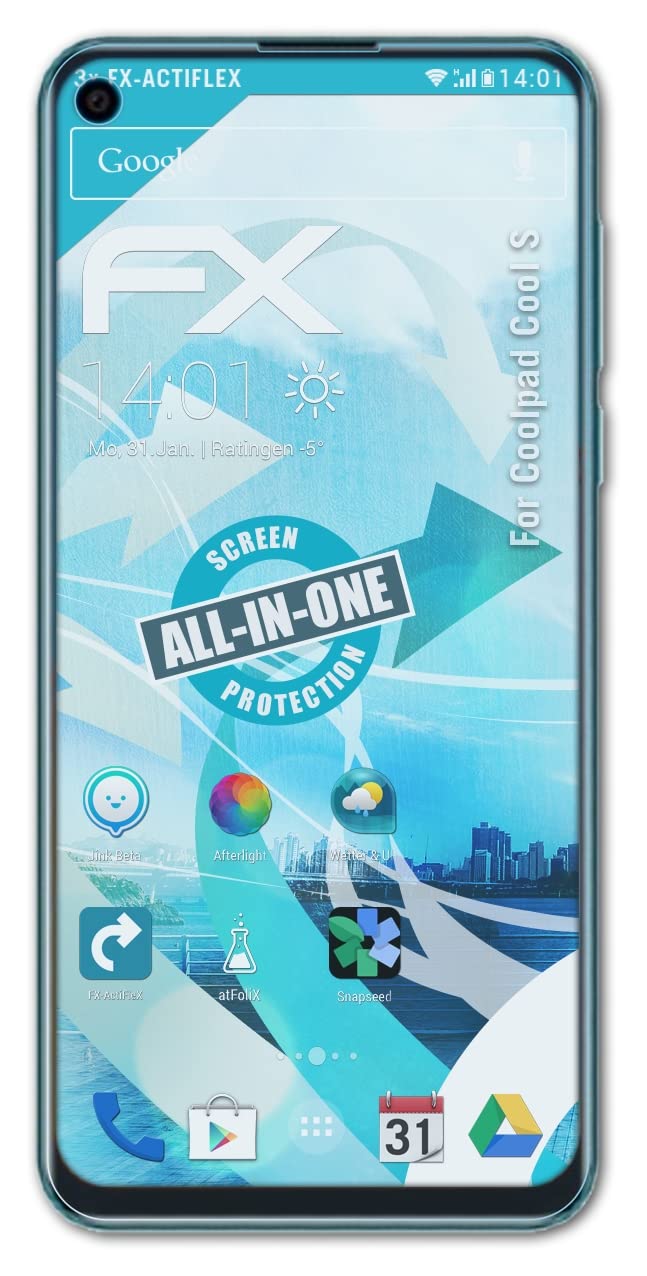 Coolpad Cool S Screen Protector - Ultra Clear & Flexible FX Film (3-Pack) - Anti-Scratch & Bubble-Free for Daily Use & Gaming