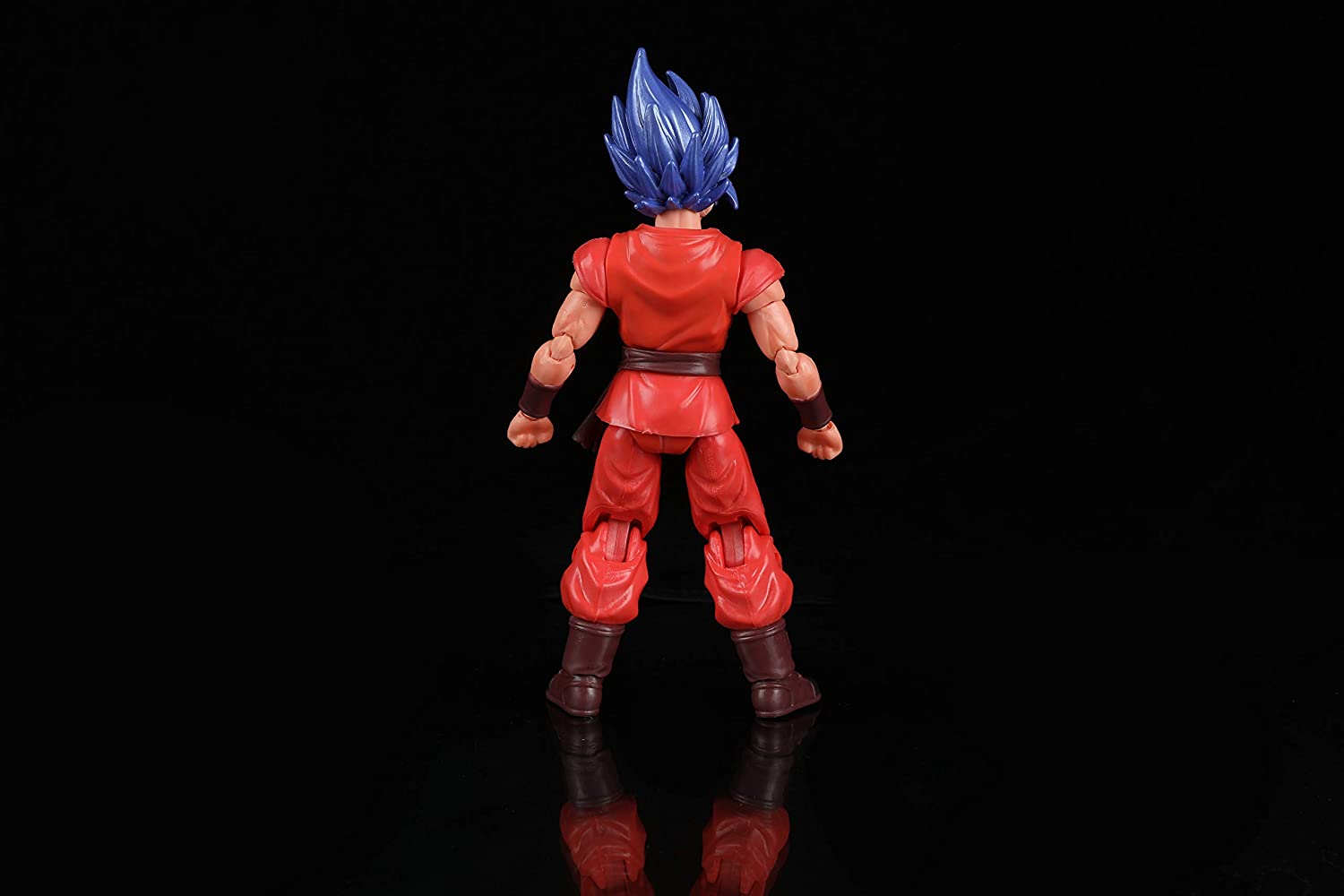 Super Saiyan Blue Kaioken x10 Goku Dragon Ball Super Action Figure - Dragon Stars Series 6.5 Collectible Toy for Anime Fans & Display