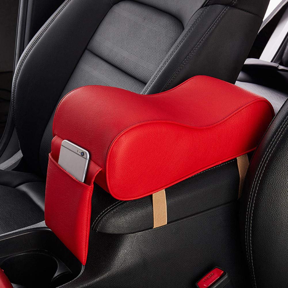 Universal Car Armrest Pad - Comfortable Auto Center Console Cover for Vehicles - Protects & Enhances Car Interior - Perfect for Long Drives & Daily Commutes