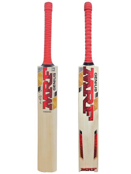 MRF Genius Kingdom Cricket Bat 2025 - Premium English Willow Cricket Bat for Professional Players - Perfect for Matches, Practice & Training Sessions