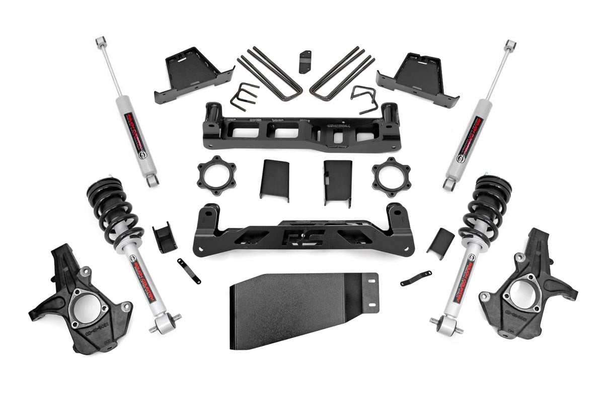 7.5 Inch Lift Kit for Chevy/GMC 1500 4WD (2007-2013) - Heavy Duty N3 Struts | Off-Road Suspension Upgrade for Trucks & Trail Adventures