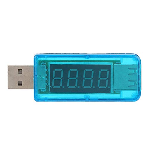 Professional USB Tester - Compact Current Voltage Meter for Industrial & Electronic Equipment | Portable Lab Testing Device for Factory Use (Clear Blue) | Ideal for Power Banks, Chargers & Circuit Diagnostics