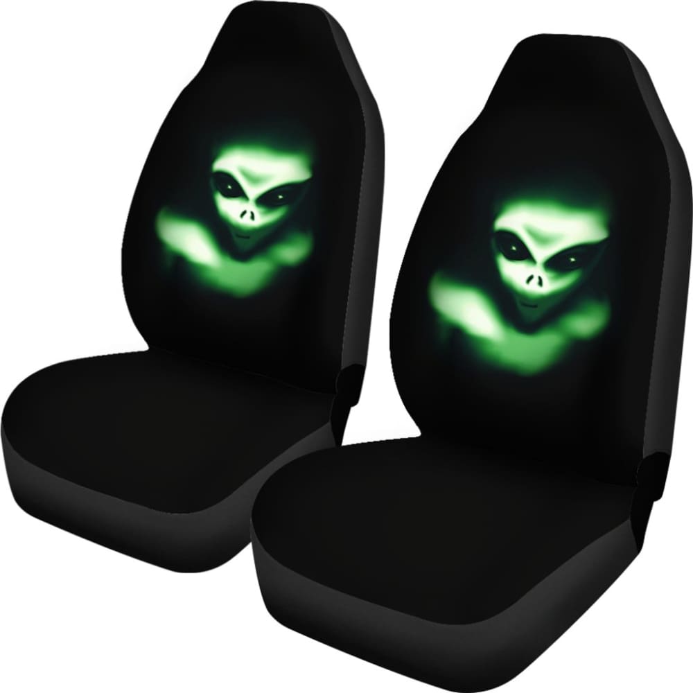 Alien Is Watching You Closely Car Seat Covers 212304 - Unique Sci-Fi Car Accessories for Cars, SUVs & Trucks - Perfect for Halloween, Cosplay & Themed Parties