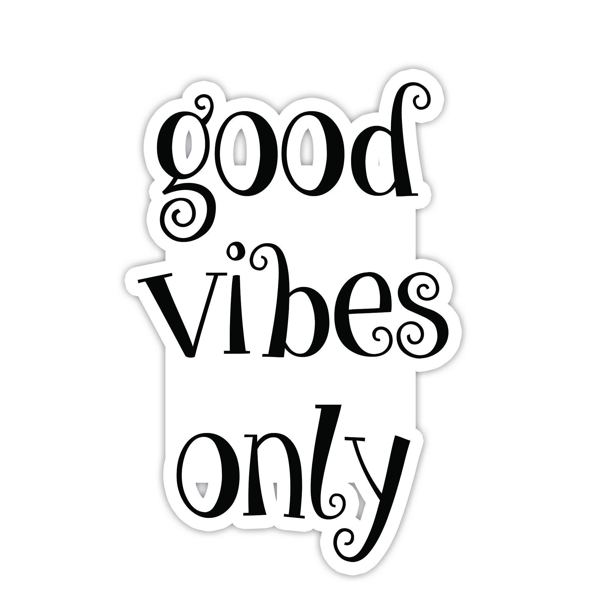 Inspirational Quote Stickers - 2 Pack Motivational Vinyl Decals for Laptop, Phone, Tablet (2.5