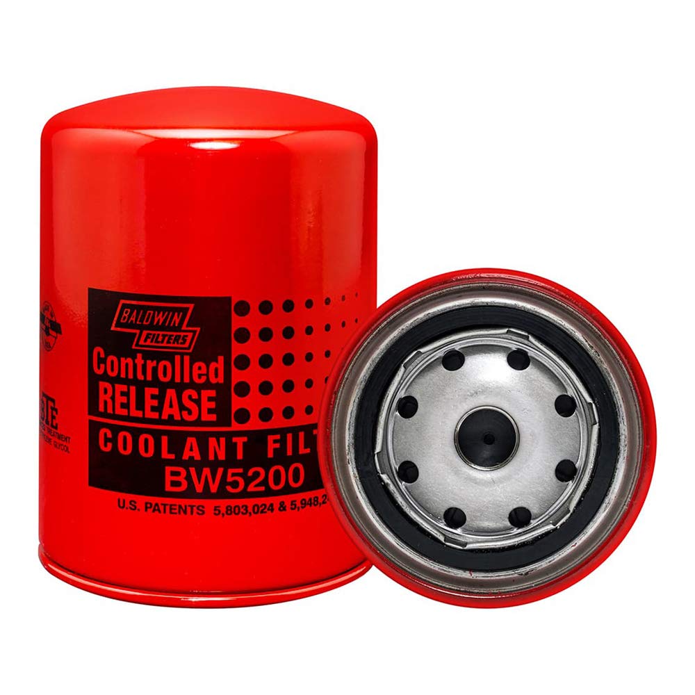 Baldwin Bw5200 Spin-On Coolant Filter with BTE Formula - Controlled Release Technology for Heavy-Duty Trucks & Commercial Vehicles | Ideal for Fleet Maintenance & Engine Protection