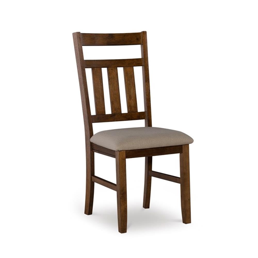 Linon Turino 7-Piece Wood Dining Set in Rustic Umber Brown - Perfect for Farmhouse Kitchens & Dining Rooms