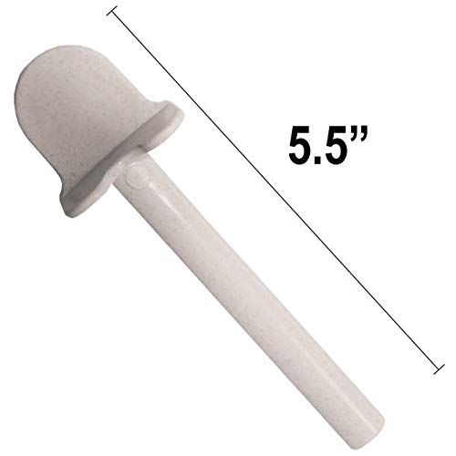 Dysphagia Spoon for Adults & Seniors - Assistive Eating Utensil with Raised Back Wall for Stroke Recovery & Swallowing Difficulties - Ideal for Home Care, Nursing Homes & Rehabilitation Therapy - Perfect for Mealtime Assistance, Elderly Care & Post-Surgery Recovery - Easy-to-Use Adaptive Spoon for Parkinson's, ALS & Special Needs - Great for Daily Meals, Hospital Use & Caregiver Support - Essential for Safe Eating with Dysphagia, Hand Tremors, and Limited Mobility