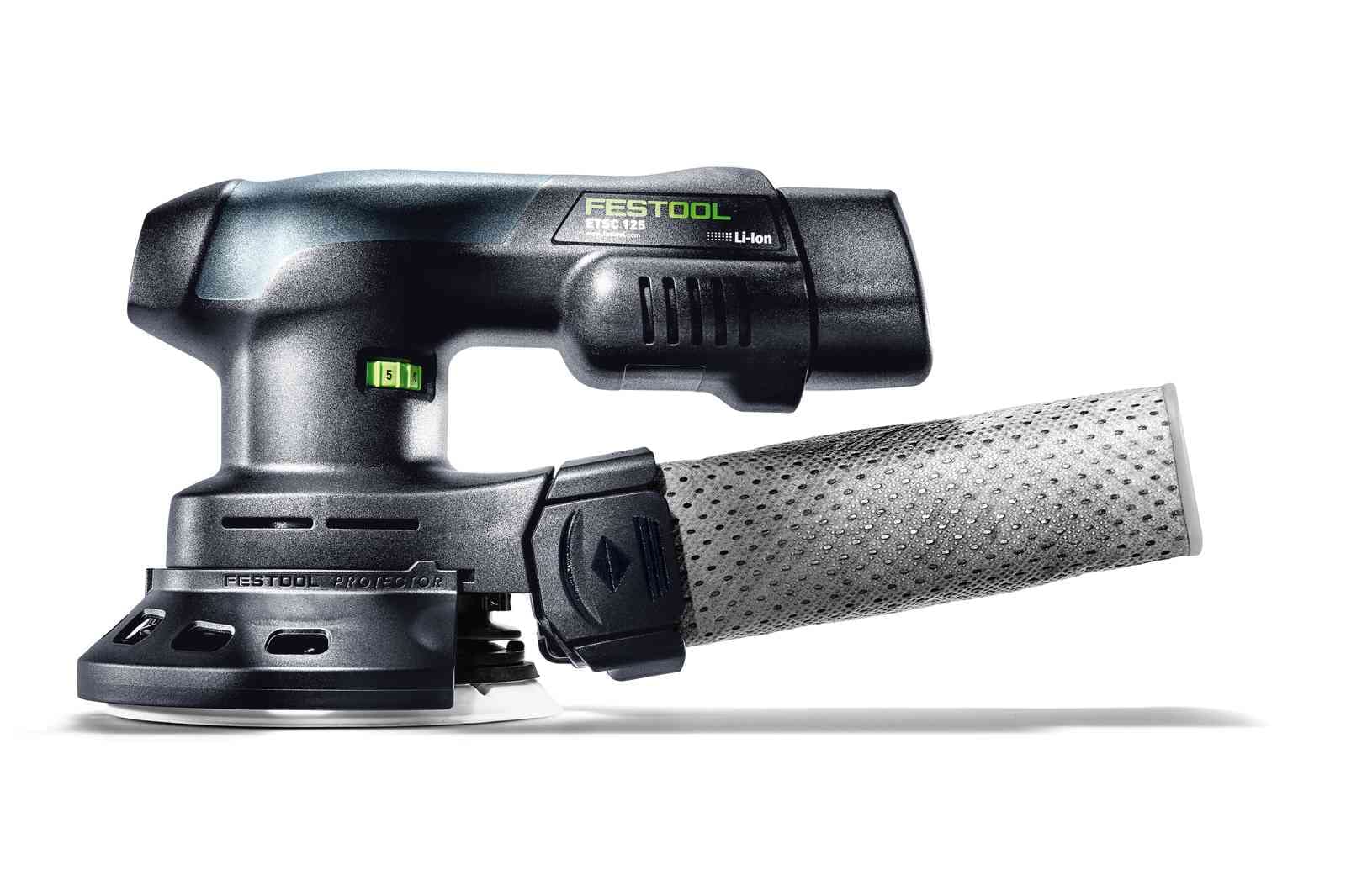 Festool 576822 5-Inch Cordless Random Orbit Sander ETSC 125-Basic - Professional Woodworking Tool for Sanding & Finishing | Perfect for DIY Projects, Furniture Refinishing & Smoothing Wood Surfaces