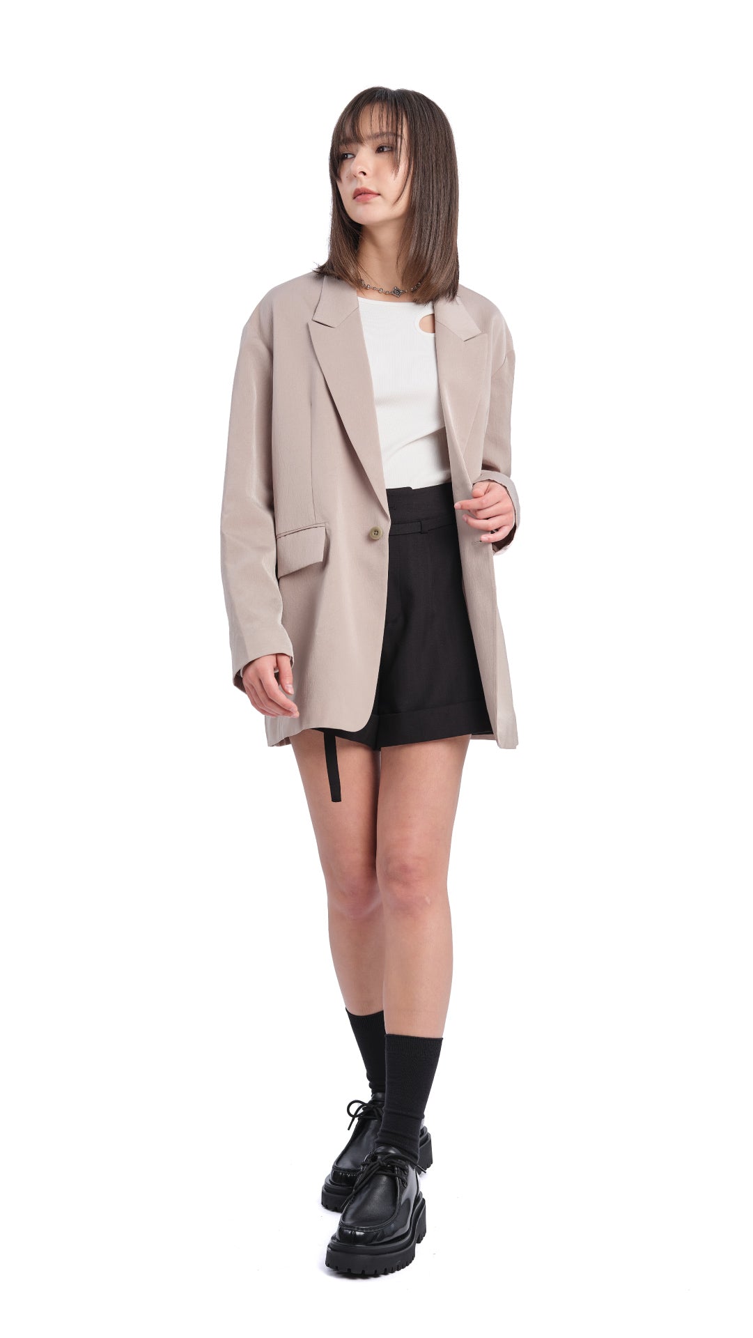 Stylish Loose Fit Blazer for Women - Comfortable Oversized Casual Blazer Jacket for Office, Business, and Everyday Wear