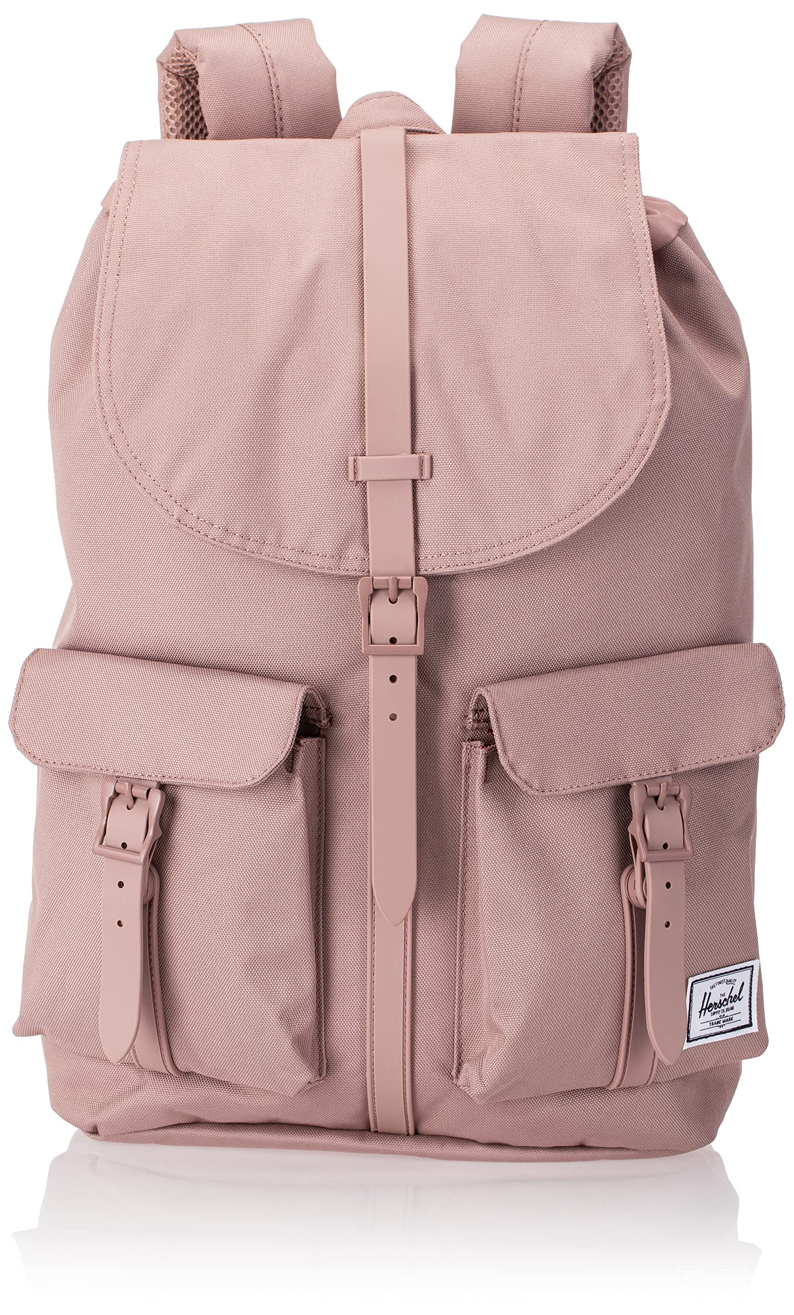 Herschel Dawson Backpack 20.5L - Water-Resistant Laptop Backpack for Men & Women, Lightweight Travel Backpack with USB Charging Port (Ash Rose) - Perfect for College, Work, Commuting and Outdoor Adventures
