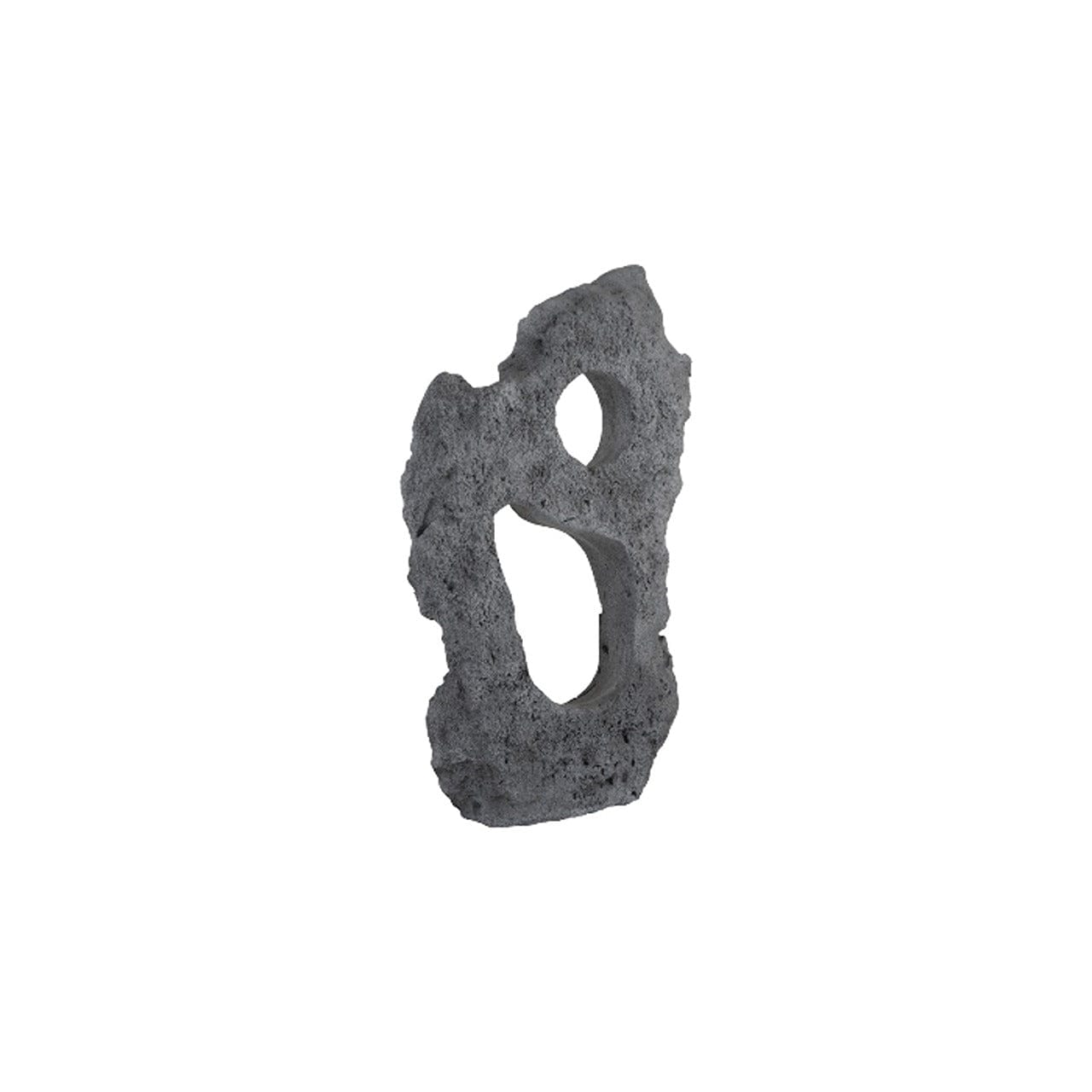 Colossal Charcoal Stone C Cast Stone Sculpture - Handcrafted Garden Statue for Outdoor Decor, Patio & Landscape Design