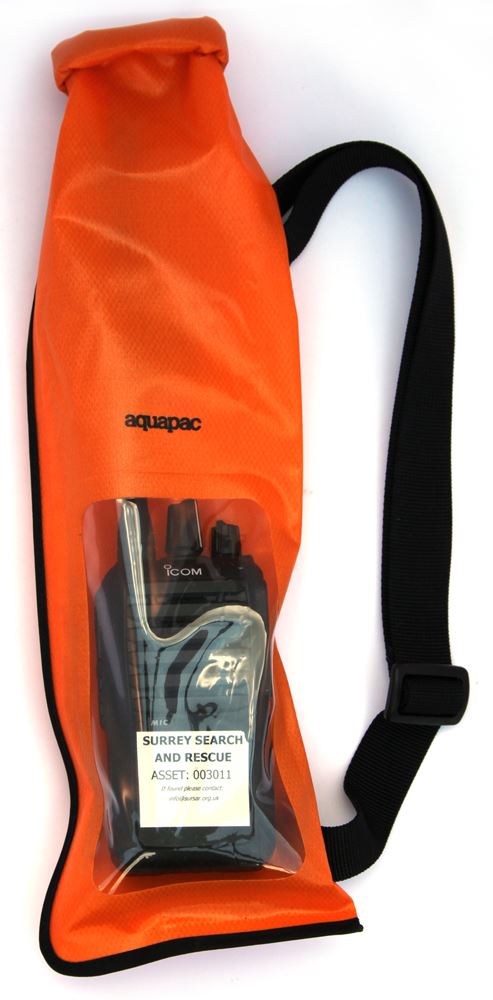 Aquapac 214 Stormproof VHF Case - Waterproof Radio Protection for Boating & Marine Activities (Orange)