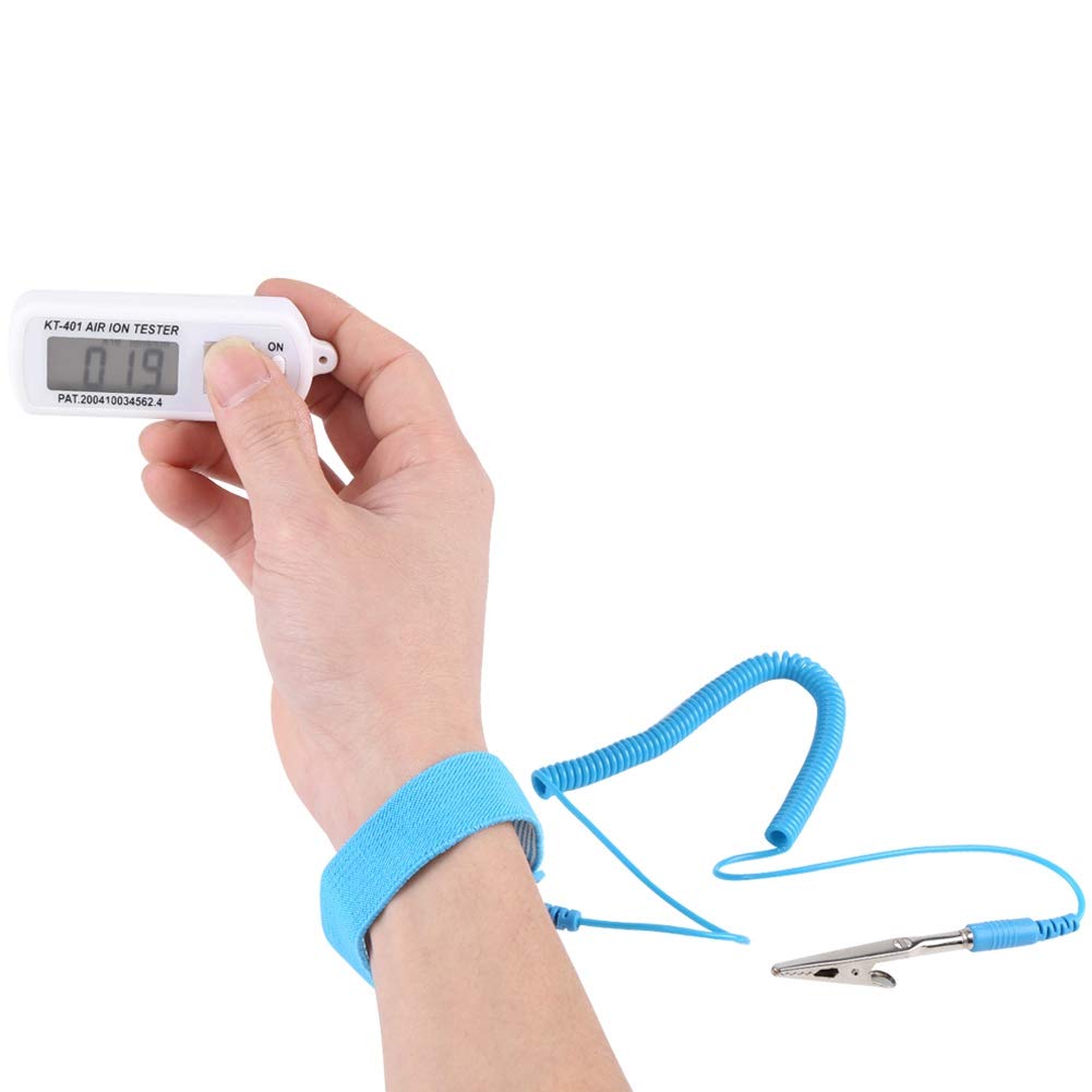 Hilitand Portable Air Ion Tester Meter - Digital Negative Ion Counter with Wrist Strap | Monitor Indoor Air Quality for Home, Office & Car | Perfect for Air Purifier Testing & Wellness Environment