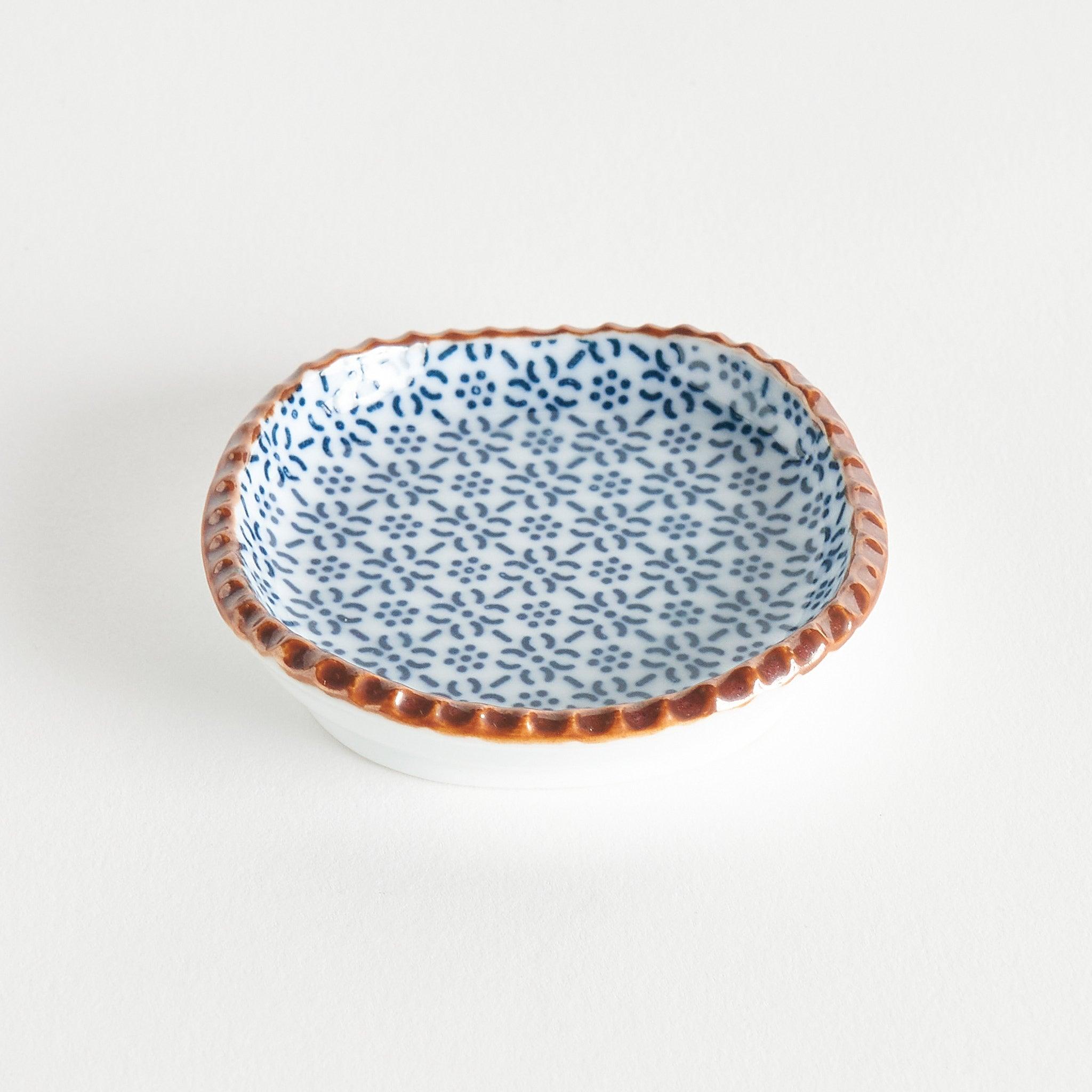 Premium Dark Blue Sesame Square Sauce Dish - Elegant Soy Sauce, Dipping & Condiment Bowl for Sushi, Dumplings & Asian Cuisine - Perfect for Restaurants, Home Kitchens & Gift Giving