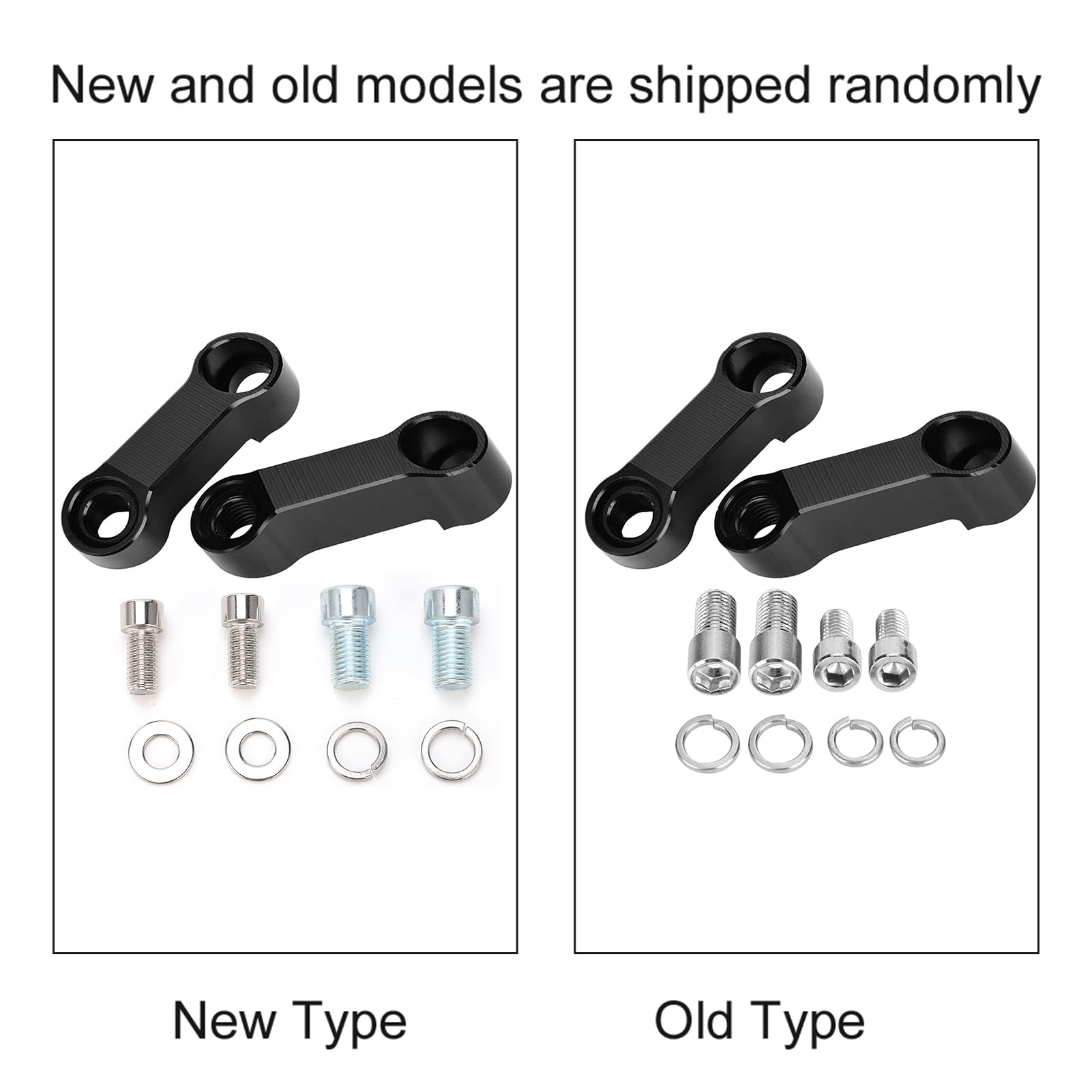 Motorcycle Mirror Riser Extender Kit 10mm/8mm - for Scooters & Bikes