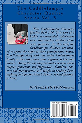 Overnight at Grandma and Grandpa's House: A Cuddlelumpie Story Book for Kids - Perfect for Bedtime Reading and Family Bonding