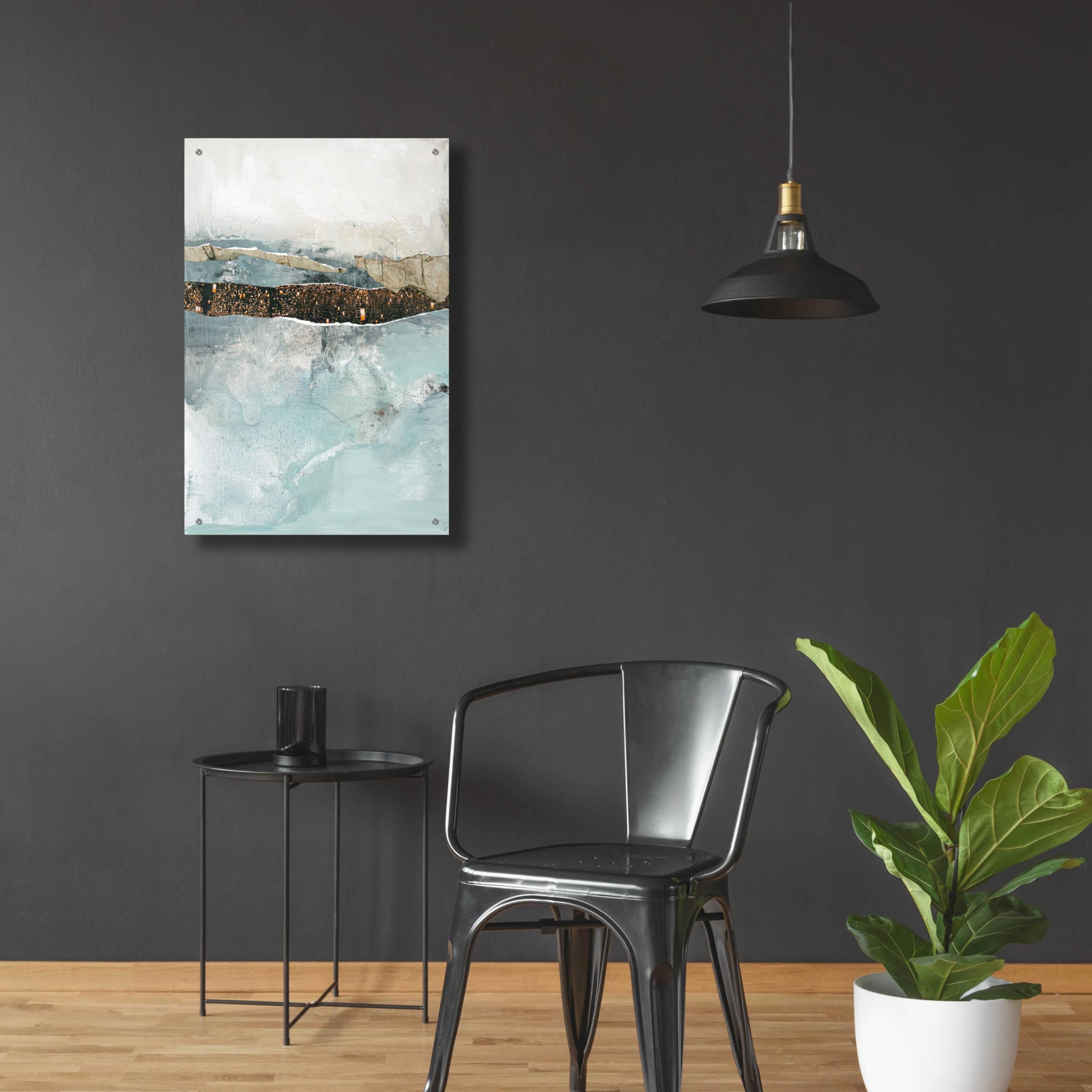 Epic Art 'Art Piece 2' by Design Fabrikken - Modern Acrylic Glass Wall Art Decor 24x36 Inches - Perfect for Living Room, Bedroom & Office Decor