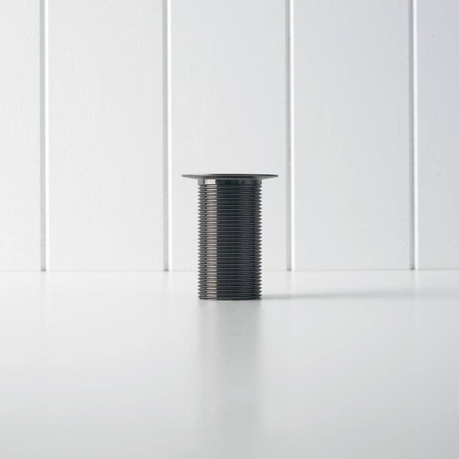 Pop Up Waste Drain Stopper in Gunmetal Finish - No Overflow Design for Bathroom Sink & Bathtub | Perfect for Modern Home & Hotel Renovation