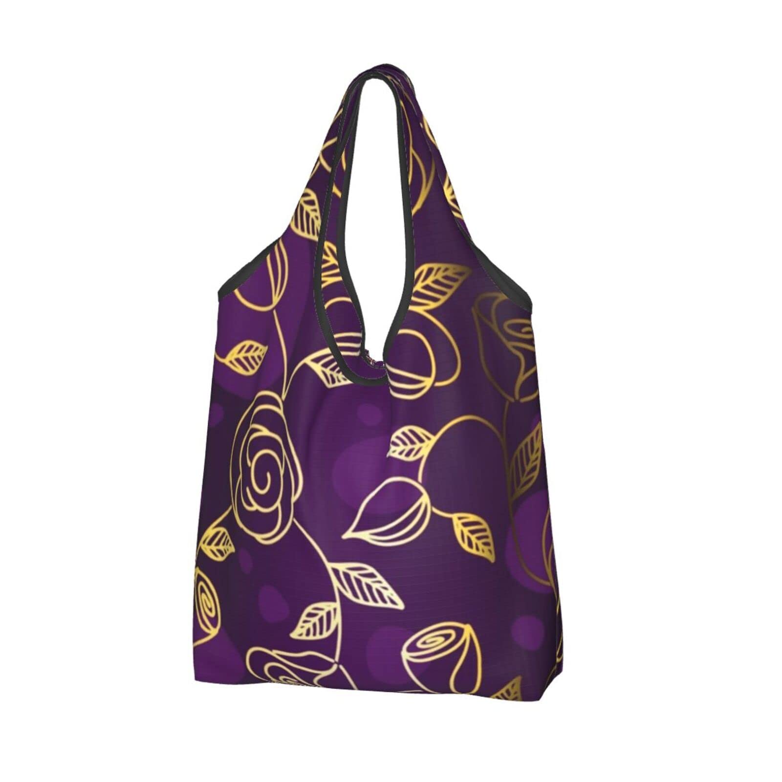 Eco-Friendly Large Reusable Grocery Bags for Women - Foldable, Washable Shopping Totes with High Capacity - Perfect for Grocery Shopping, Farmers Markets & Beach Trips