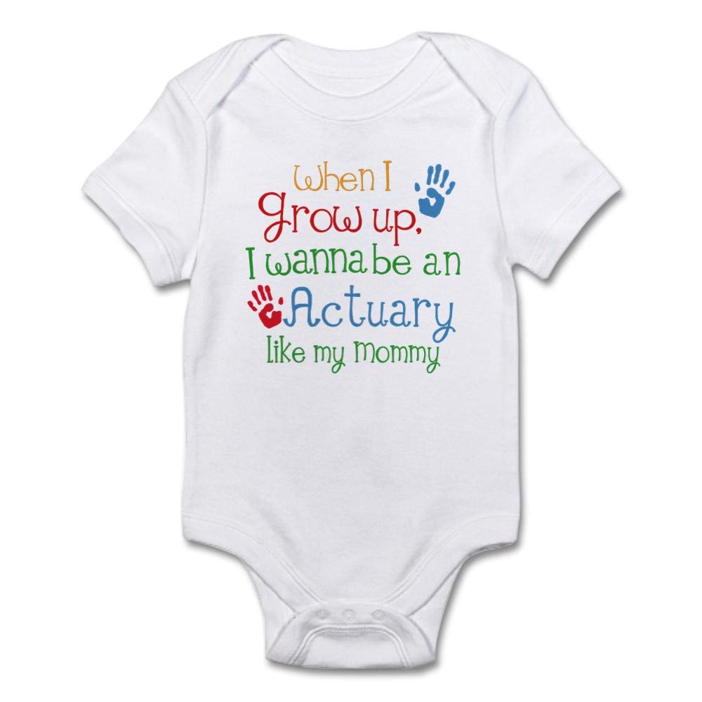 Actuary Like Mommy Baby Bodysuit - Cute Infant Onesie for Math & Science Lovers - Perfect for Family Photos & Career-Themed Outfits