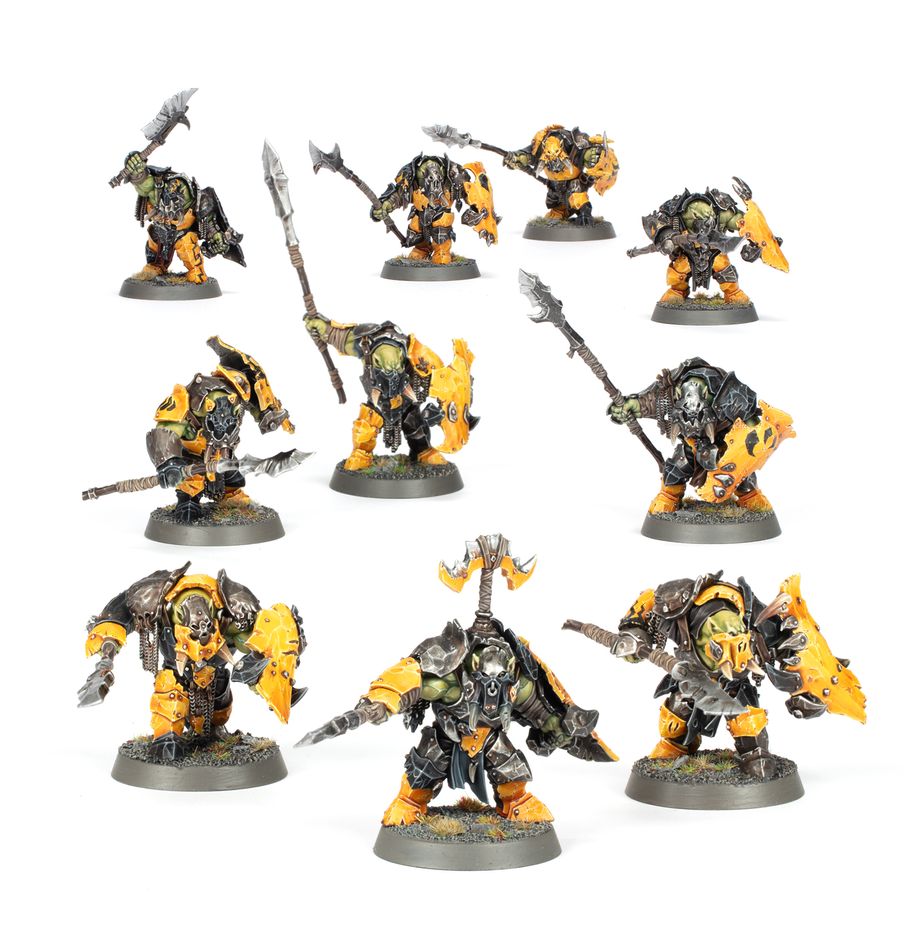 Age of Sigmar Orruk Warclans: Orruk Ardboyz - Fantasy Miniatures for Tabletop Wargaming & Collecting - Perfect for Warhammer AOS Battles & Display