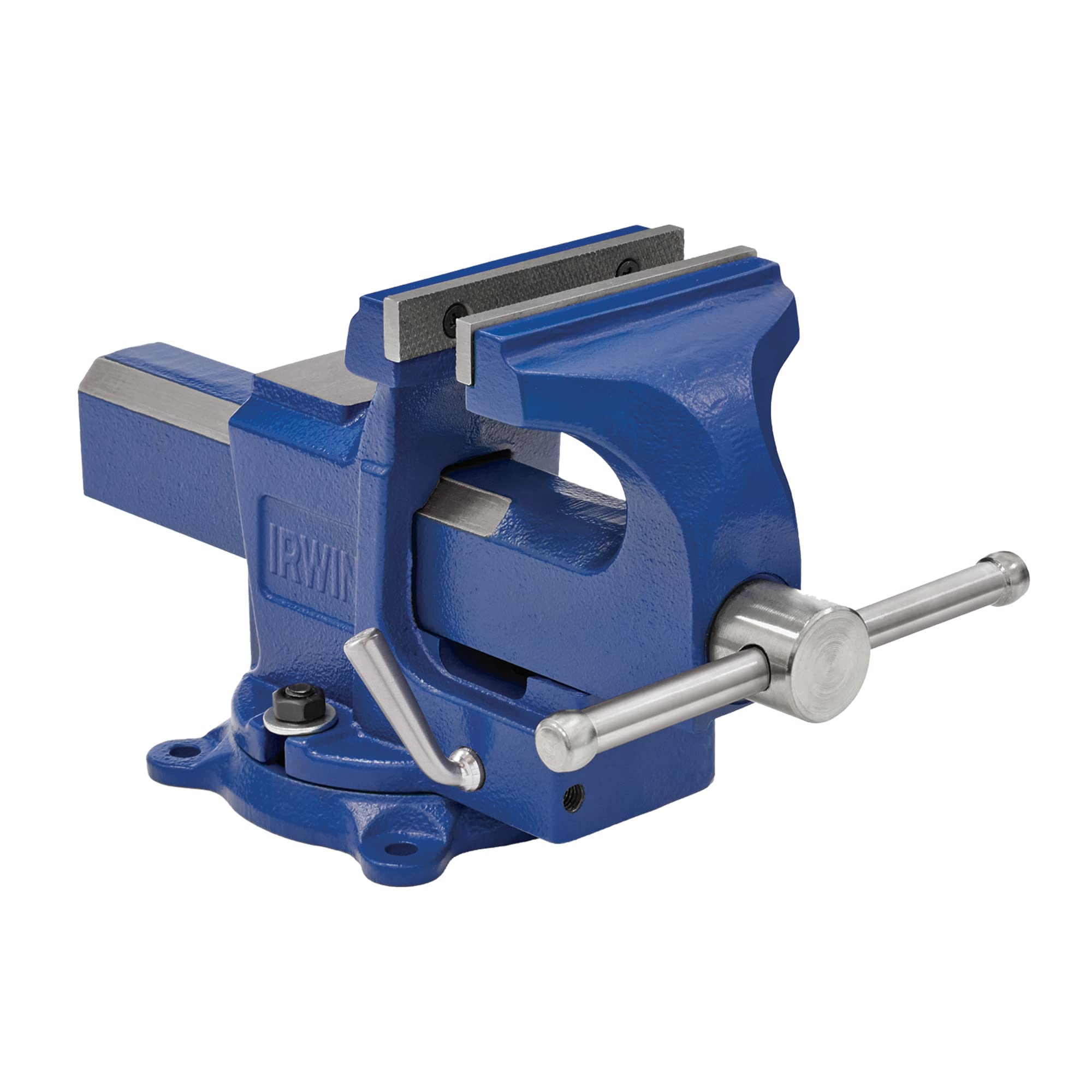 IRWIN Bench Vise 6-Inch Quick Adjust Clamp (1959551) - Heavy Duty Metalworking Tool for Woodworking, DIY Projects & Garage Workshop Use