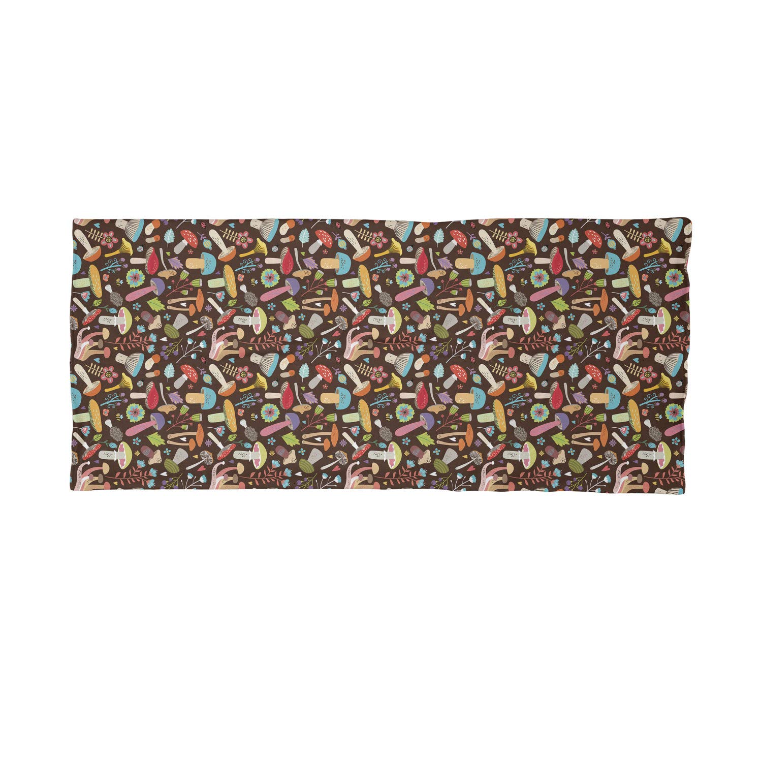 Ambesonne Unisex Multicolor Fleece Face and Neck Warmer - Winter Scarf for Men & Women - Outdoor Activities, Skiing, Snowboarding, Hiking, Running