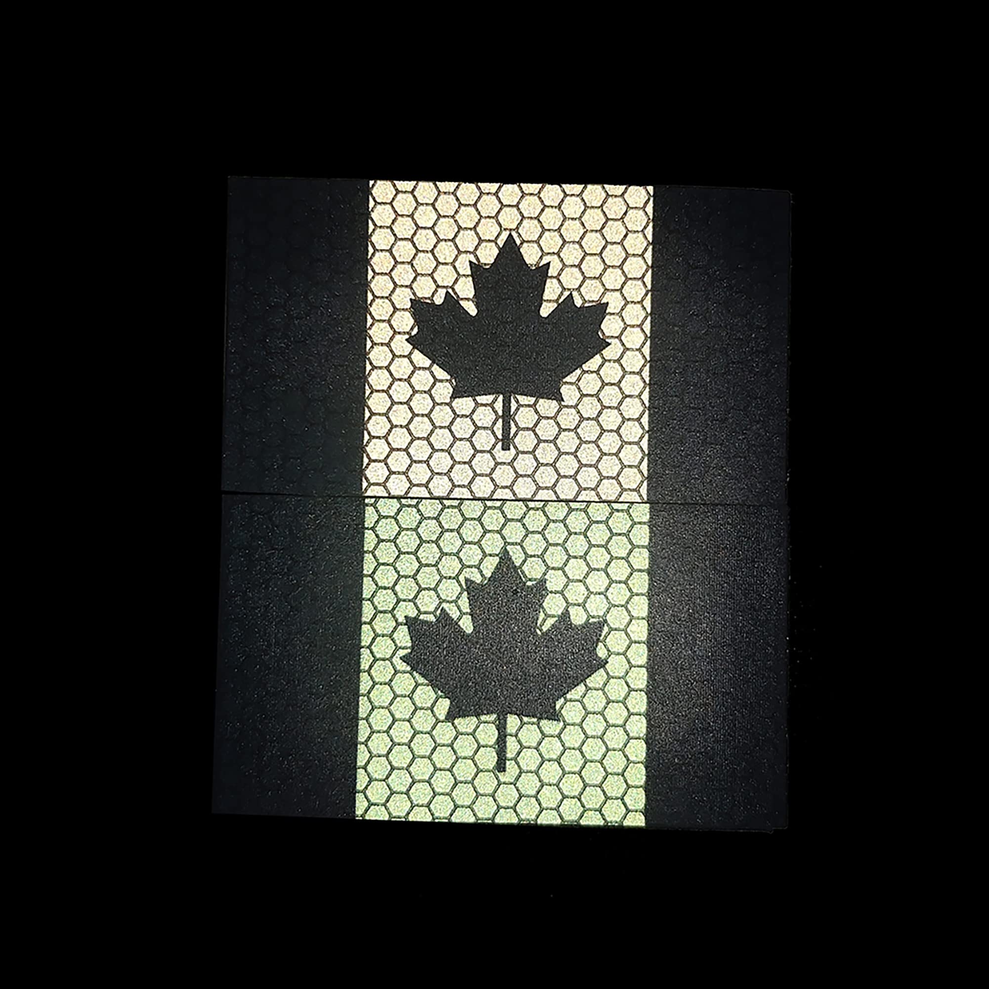 Tactical Infrared Reflective Canada Flag Patches - Military Emblem Badges for Uniforms, Backpacks & Outdoor Gear | Durable Canadian Flags Patch for Military, Police & Outdoor Enthusiasts