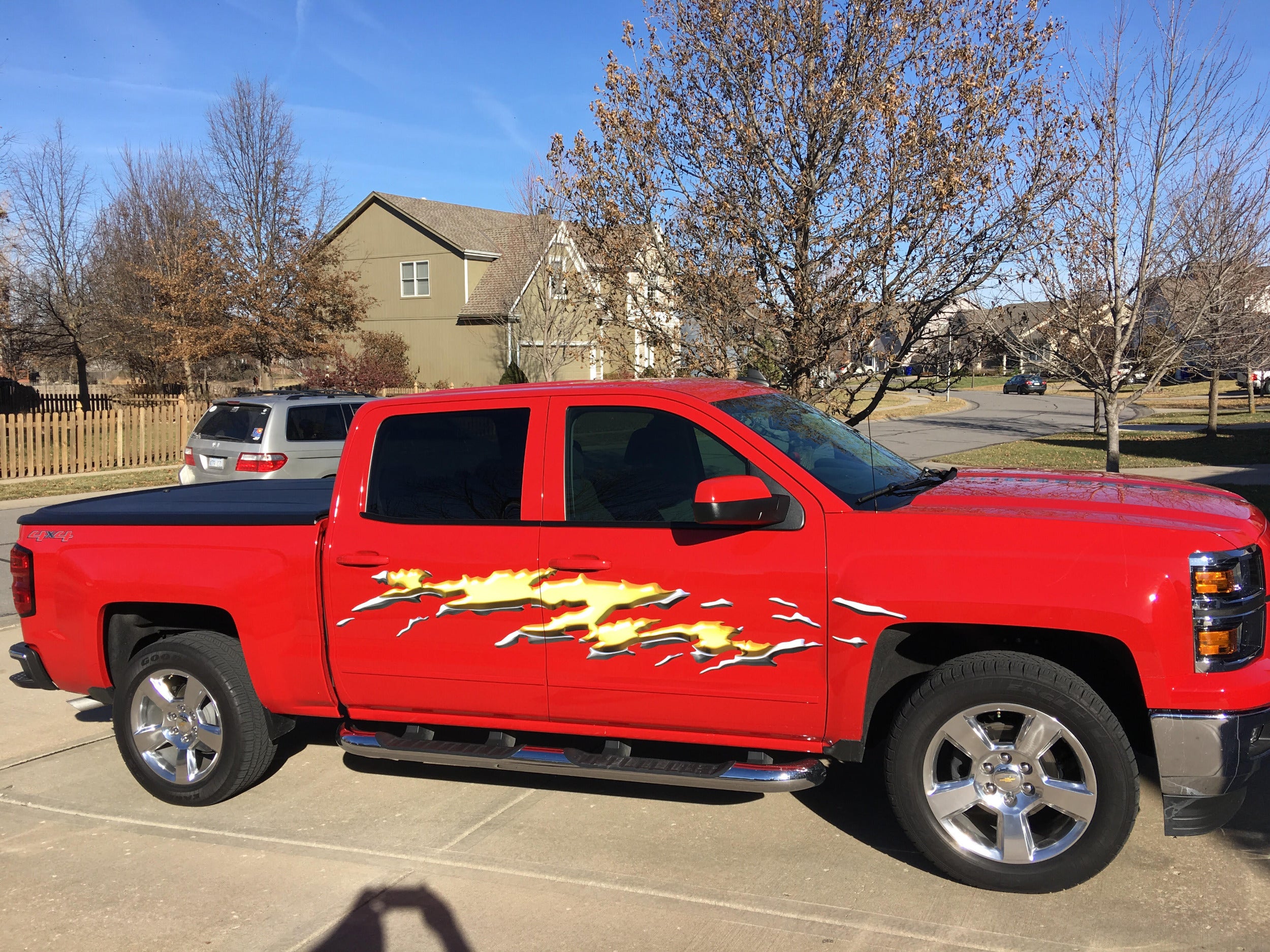 Mud Splash Truck Vinyl Graphic Decals - Waterproof & Durable Vehicle Stickers for Pickup Trucks & SUVs - Off-Road Adventure & Mud Racing Accessories