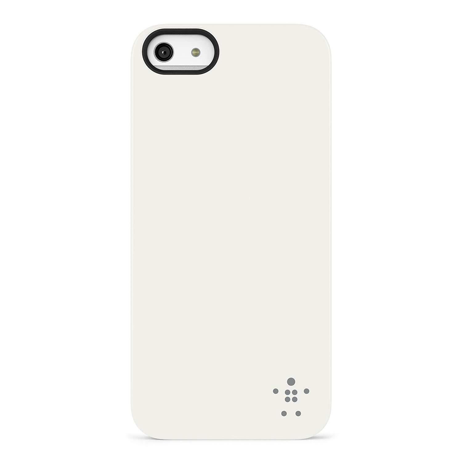 Belkin Shield Matte Case Cover for iPhone 5/5S/SE - Slim Protective Phone Case (White) | Shockproof & Scratch-Resistant | Perfect for Everyday Use & Travel Protection