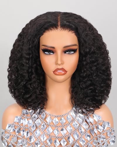 6X6 Deep Curly Bob Wig
