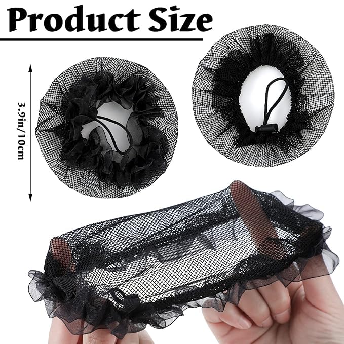 Osceola Styling Jali Bun - Reusable Invisible Elastic Hair Nets for Ballet & Dance (Pack of 3) | Secure Hair Accessories for Women & Girls | Perfect for Performances, Workouts & Daily Styling