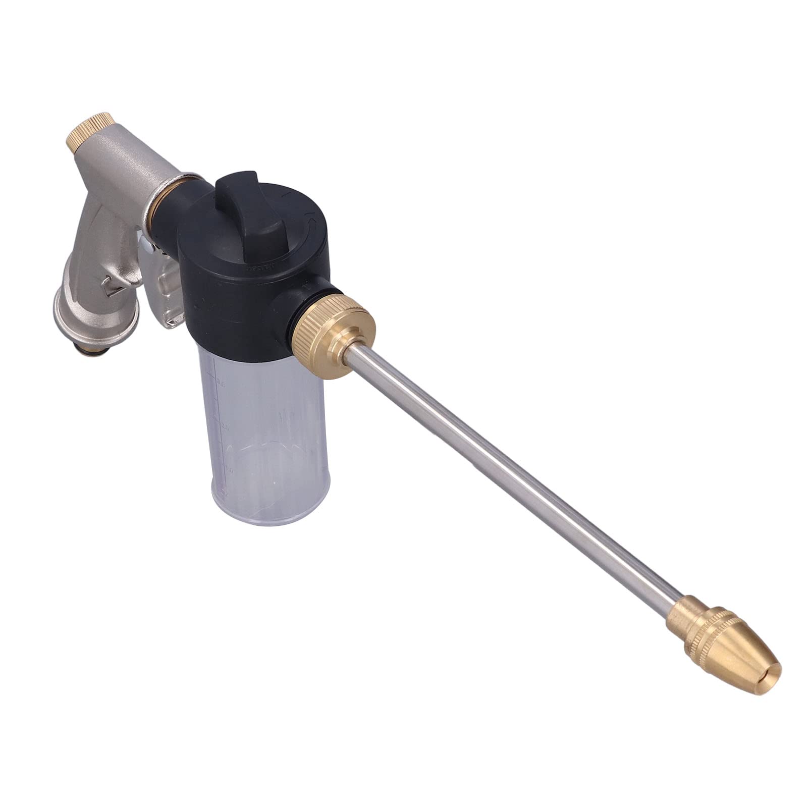 High Pressure Garden Hose Nozzle Sprayer - 10-20m Distance, 100ml Capacity, Oxidation Resistant - Perfect for Watering Plants, Cleaning Cars & Outdoor Use - Fits 1/2 Inch Pipes
