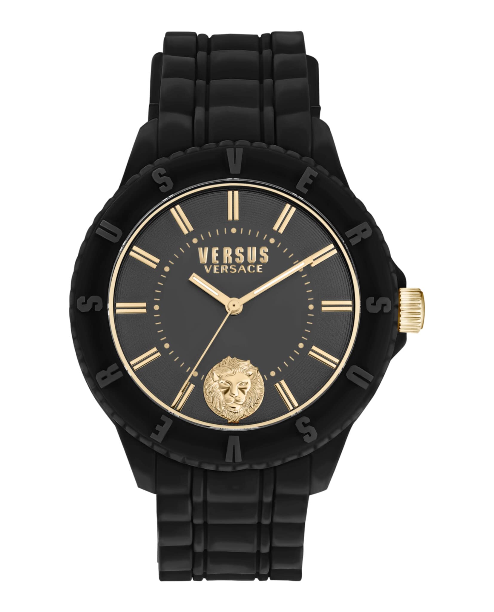 Versus Versace Tokyo R Collection Luxury Men's Watch - Black Strap, Black Case & Dial | Stylish Timepiece for Formal Events, Business Meetings & Special Occasions
