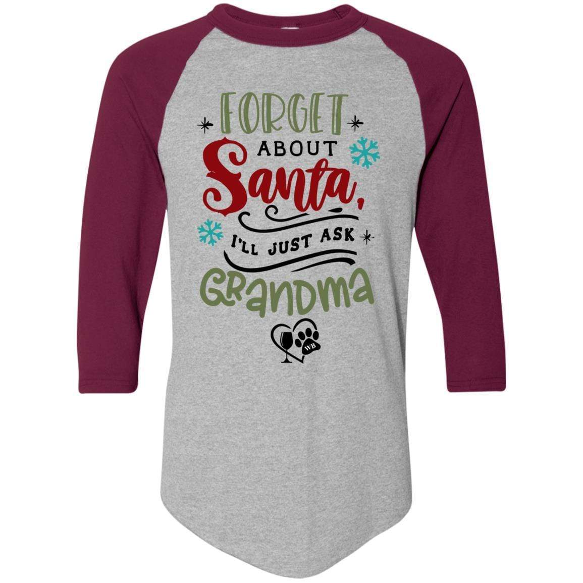 WineyBitches.Co Colorblock Raglan Jersey - Women's Trendy Baseball Tee for Casual Wear & Night Out