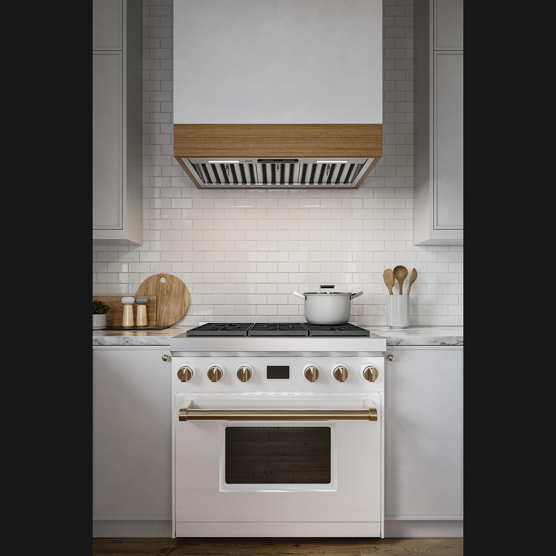 Best 36 Inch Built-In Range Hood HBN33696SS - 650 CFM Stainless Steel Kitchen Vent Hood for Gas & Electric Stoves - HBN3 Series - Perfect for Home Kitchens & Restaurants