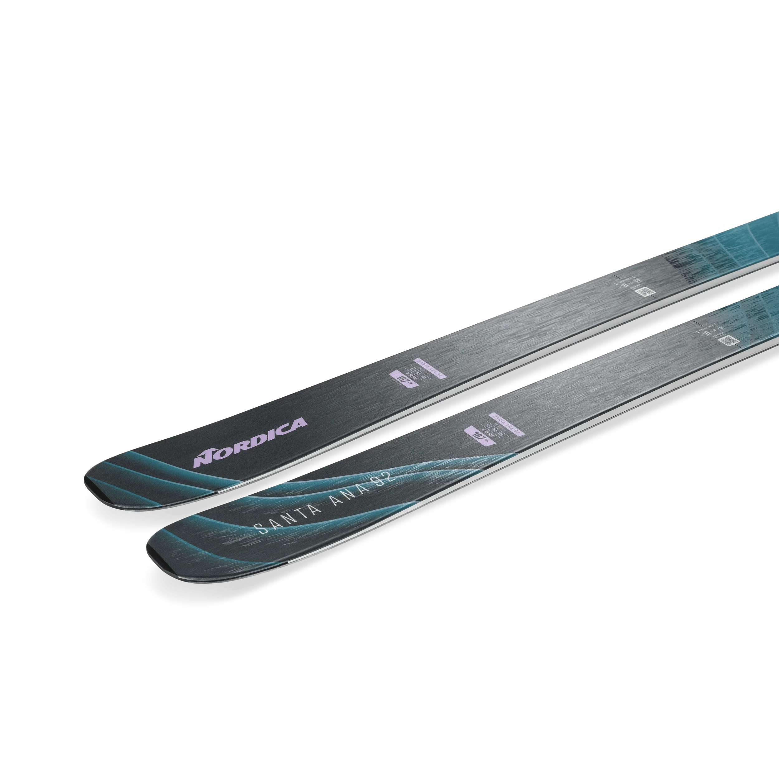 Nordica Santa Ana 92 Skis 2025 - Women's All-Mountain Skis for Powder & Groomed Runs | Perfect for Resort Skiing & Backcountry Adventures